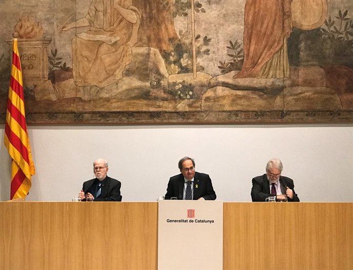Científic Stephen Carpenter, pres. Quim Torra