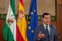 Moreno sugiere a Cs trabajar sobre "escenarios realistas": El PSOE-A "nunca" se abstendrá en la investidura