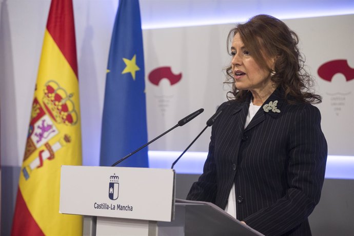Aurelia Sánchez en rueda de prensa