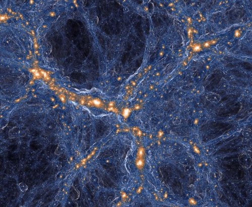 Simulación de galaxias y gas en el universo
