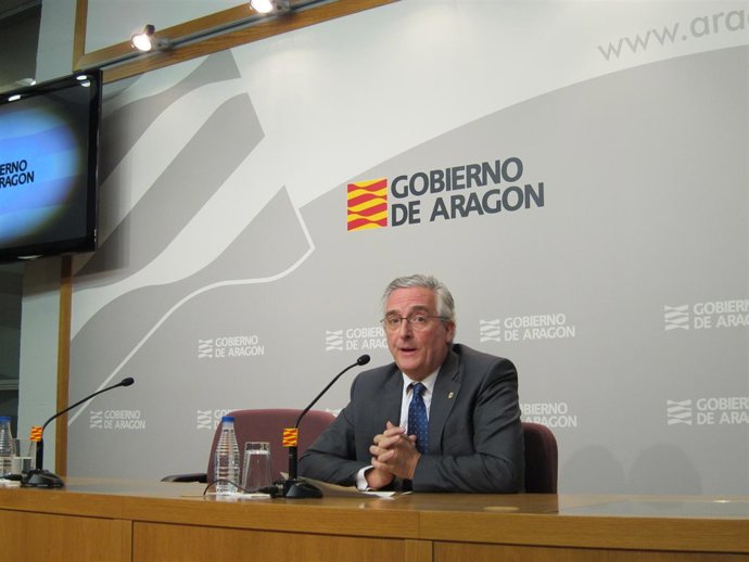 Joaquín Olona, este martes en rueda de prensa tras el Consejo de Gobierno