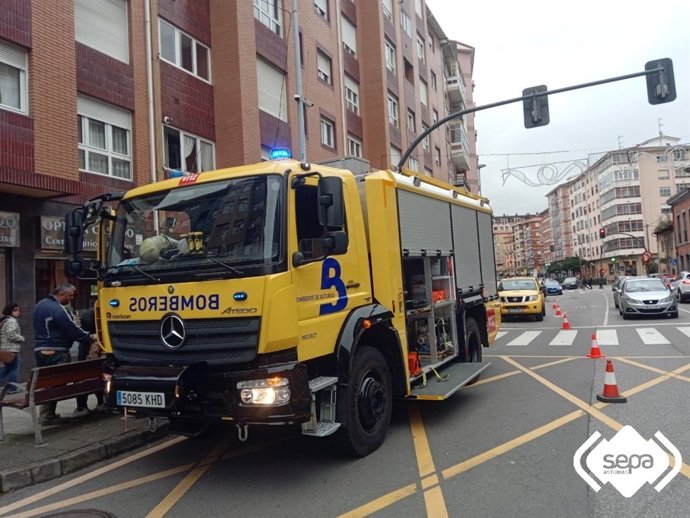 Incendio urbano en Corvera