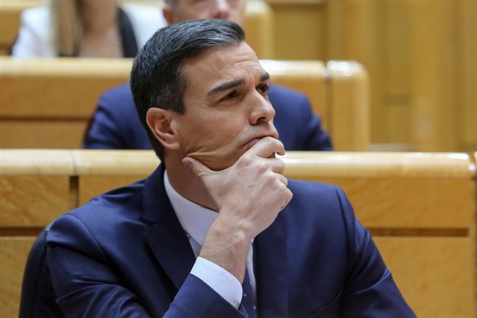 Pedro Sánchez comparece en el pleno del Senado para informar sobre las líneas ge