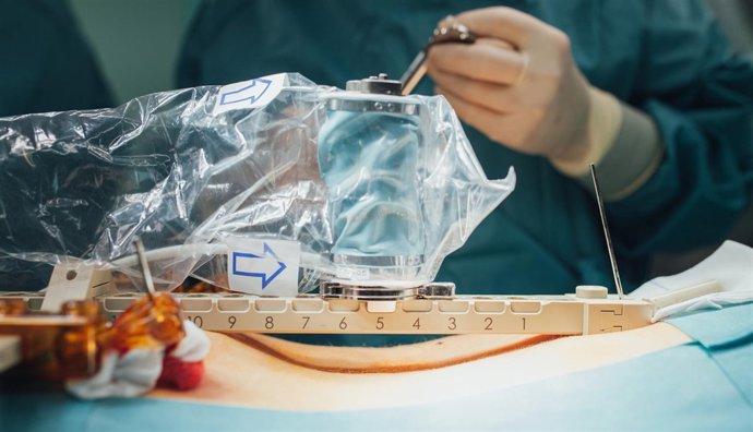 Un robot en quirófano