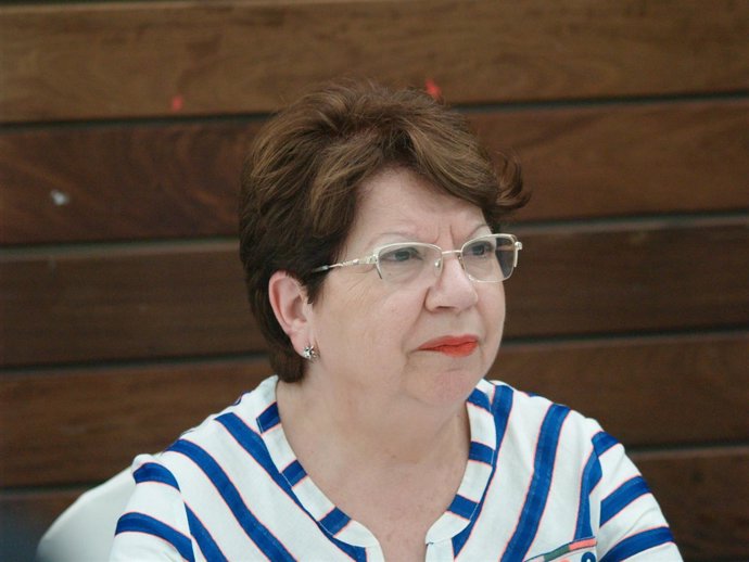 La delegada del Gobierno en Ceuta, Salvadora Mateos  