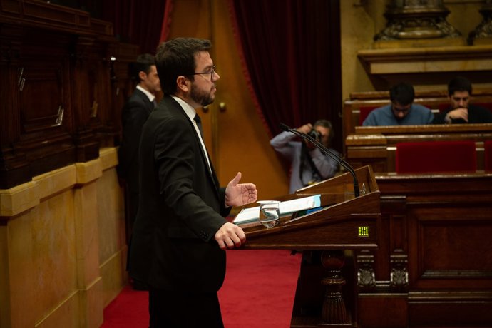 Ple en el Parlament de Catalunya