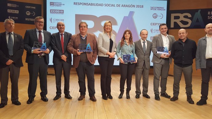 Gastón ha asistido hoy a la entrega de los premios RSA 2018