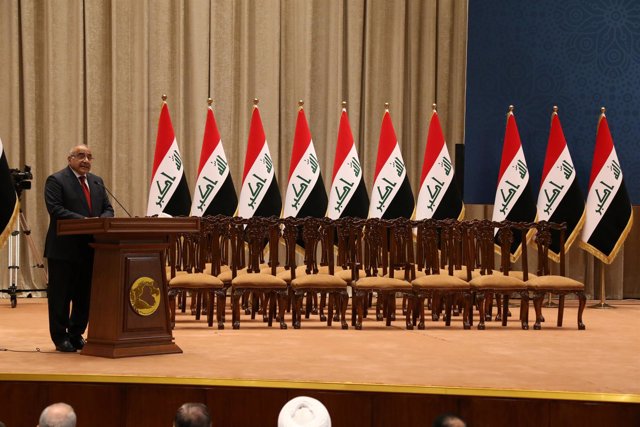 El primer ministro de Irak, Adel Abdul Mahdi, ante el Parlamento