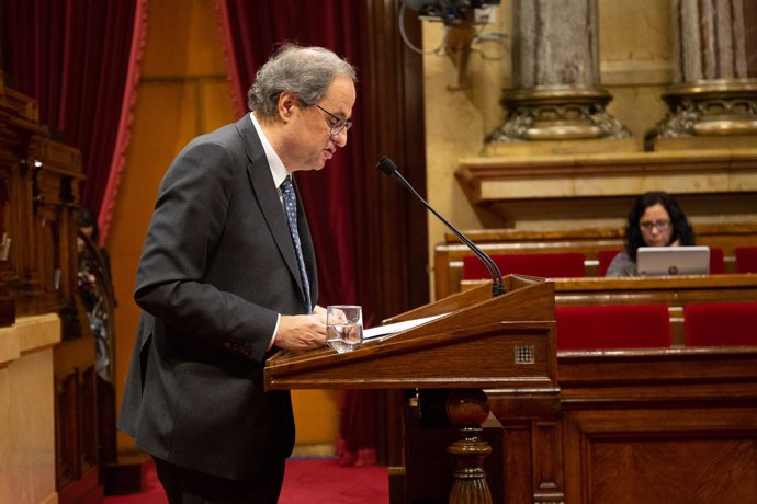 Reaunudación del Pleno en el Parlament de Catalunya