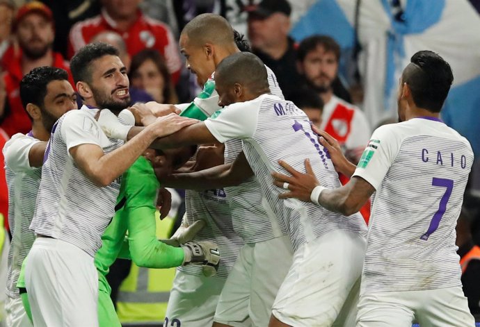 El Al Ain celebra su clasificación para la final del Mundial de Clubes de 2018