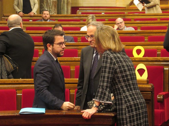 P.Aragonès, Q.Torra I A.Chacón