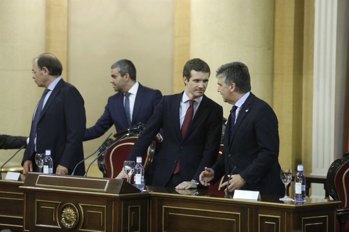 El president del PP, Pablo Casado