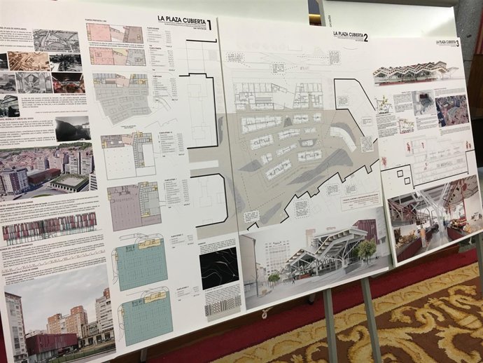 Plano del mercado de abastos