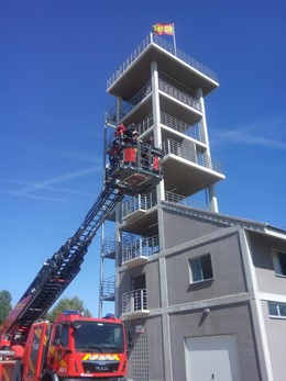 Autoescala de bomberos