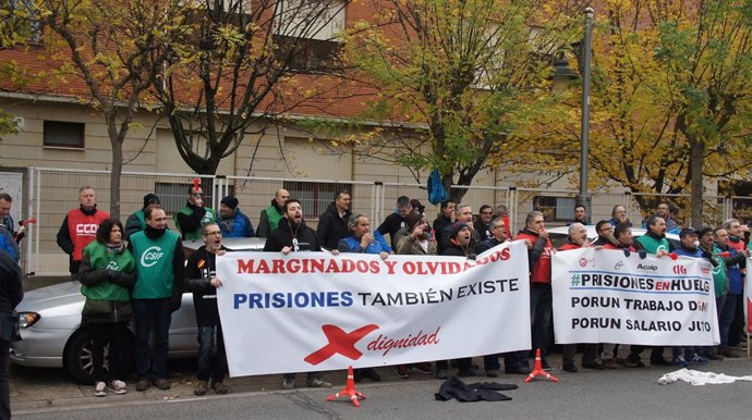 Concentración de sindicatos prisiones