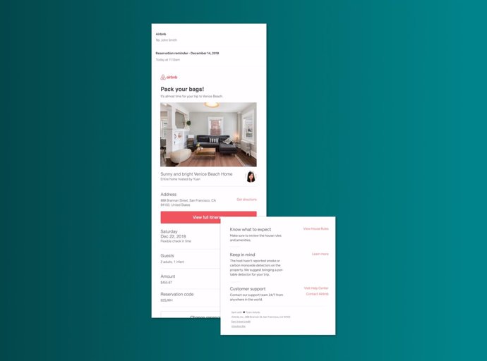 Airbnb ha realizado cambios en las descripciones de los anuncios