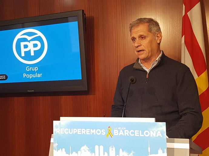 El líder del PP a l'Ajuntament de Barcelona, Alberto Fernández