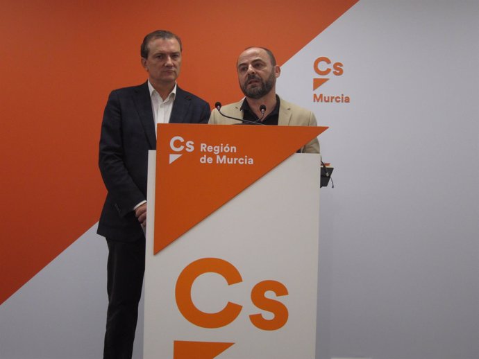 José L. Martínez y Miguel Garaulet, diputados Cs                               