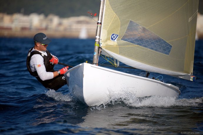 Joan Cardona en la Palamós Christmas Race