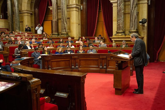 Debate sobre los plenos del 6-7 de septiembre de 2017 en el Parlament de Catalun