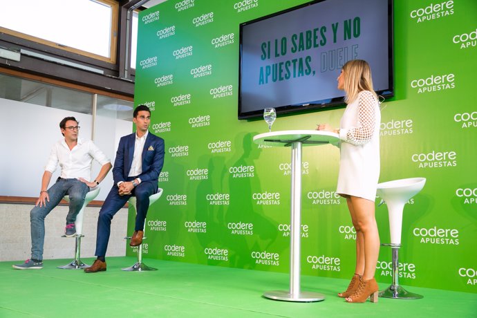 Arbeloa durante el acto con Codere