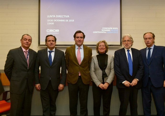 Nous vicepresidents de la CEOE