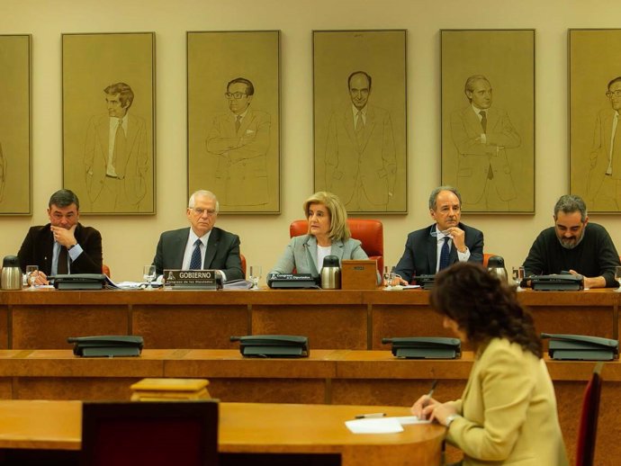 El ministro José Borrell, ante la Comisión de Asuntos Exteriores