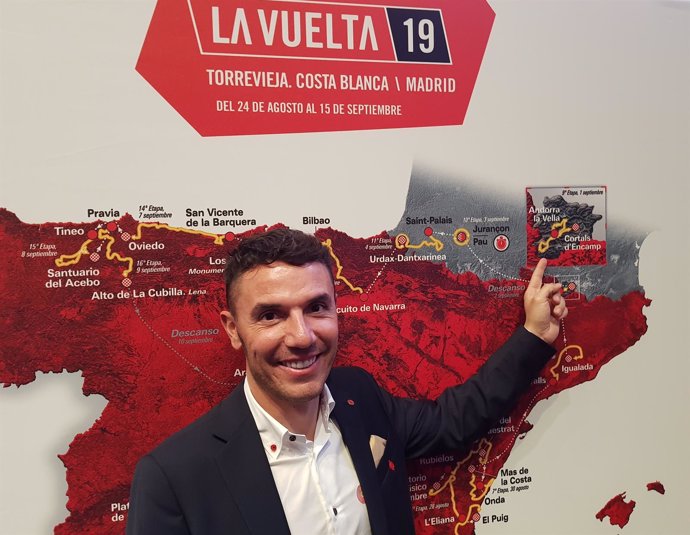 Joaquim 'Purito' Rodríguez en la presentación de La Vuelta 2019
