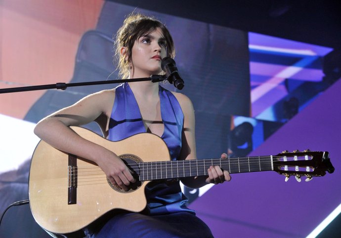 AMAIA EN EL PLATÓ DE OT