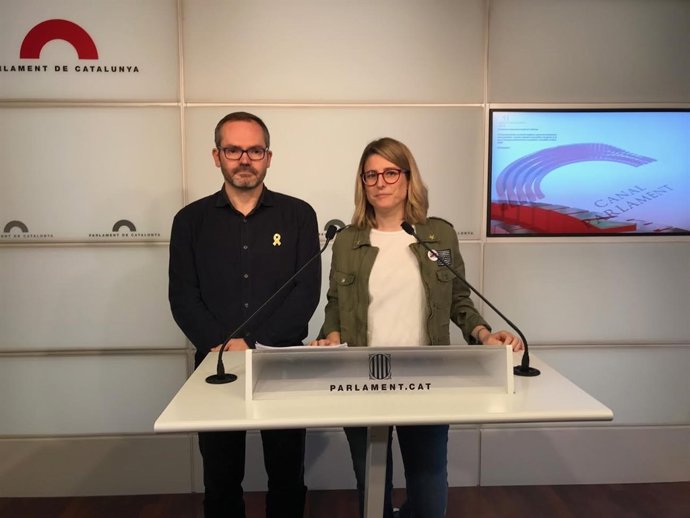Foto d'arxiu de Josep Costa i Elsa Artadi, JxCat
