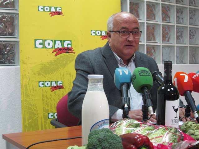 El presidente de COAG Murcia, Miguel Padilla, hace balance del año
