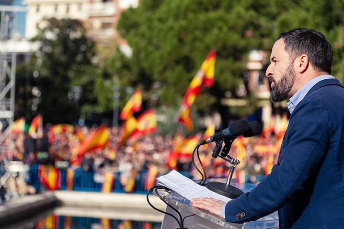 El presidente de VOX España, Santiago Abascal