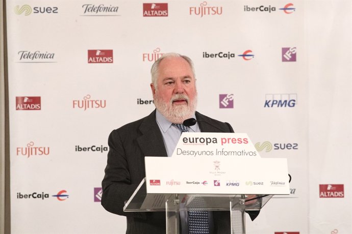 Desayuno Informativo de Europa Press en Madrid con Miguel Arias Cañete