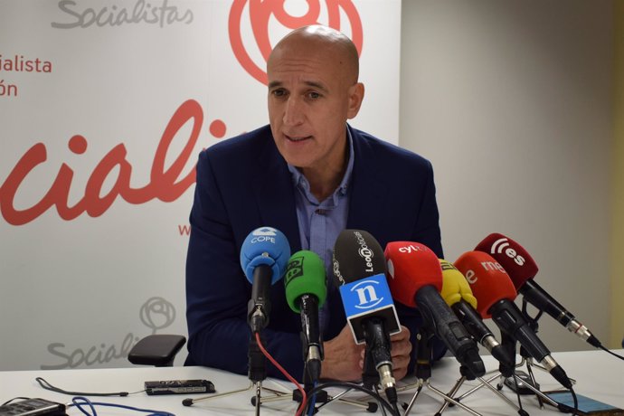 José Antonio Diez, portavoz municipal del PSOE de León.