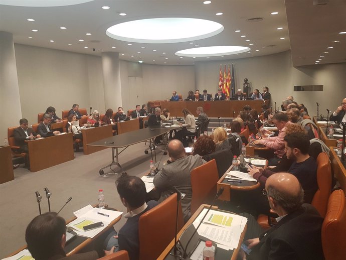 Pleno de la Diputación de Barcelona de diciembre