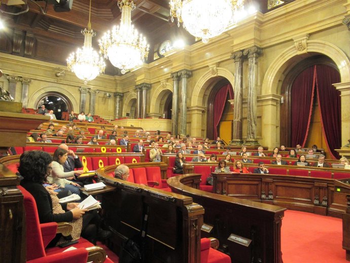 Pleno del Parlament de Catalunya