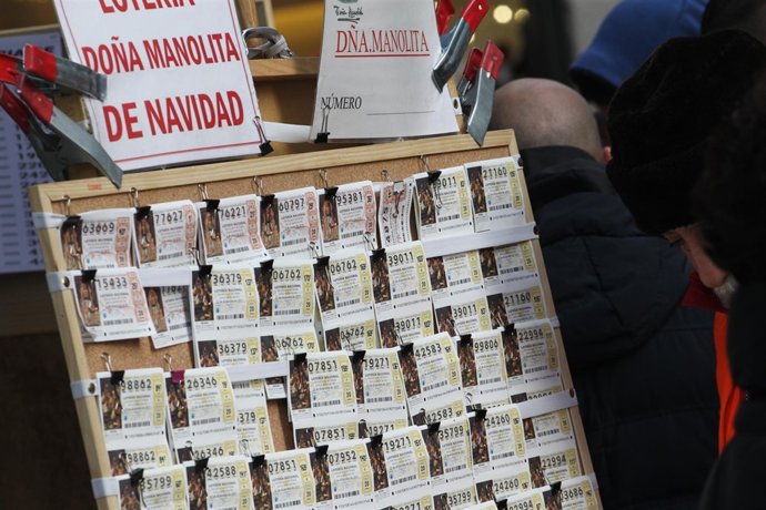 Lotería de Navidad, loterías, décimo, décimos, Doña Manolita