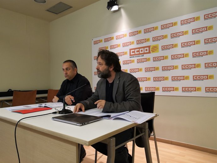 Toni Mora i Ricard Bellera (CCOO)
