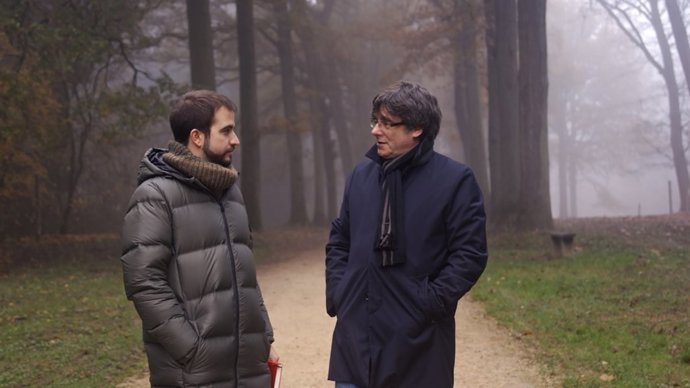 Carles Puigdemont, entrevistat des de Bèlgica (arxiu)