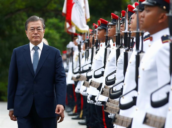 El presidente de Corea del Sur, Moon Jae In