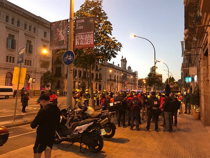 Voltants de la Llotja de Mar de Barcelona