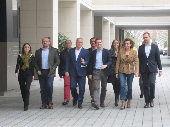 A. Levy, A. Fernández, J. Bou, P. Casado, D. Montserrat i J. Maroto (PP)
