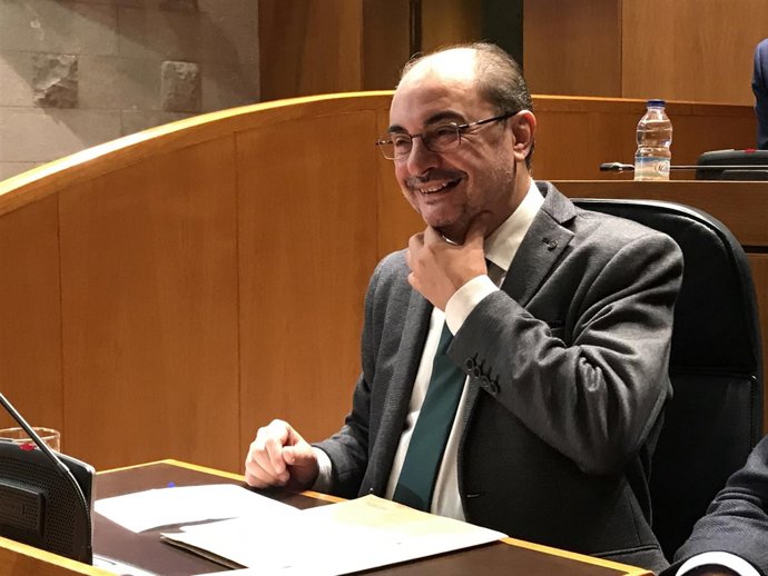 El presidente del Gobierno de Aragón, Javier Lambán.
