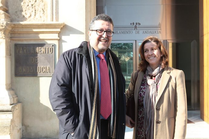 El parlamentario electo de Vox por Sevilla Francisco Serrano en la Cámara