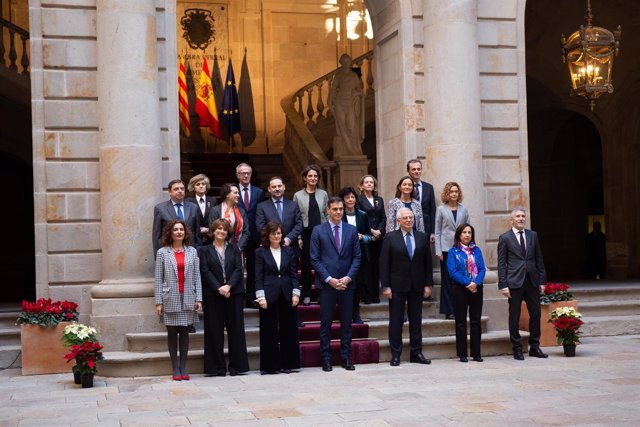 Reunión del Consejo de Ministros en Barcelona 