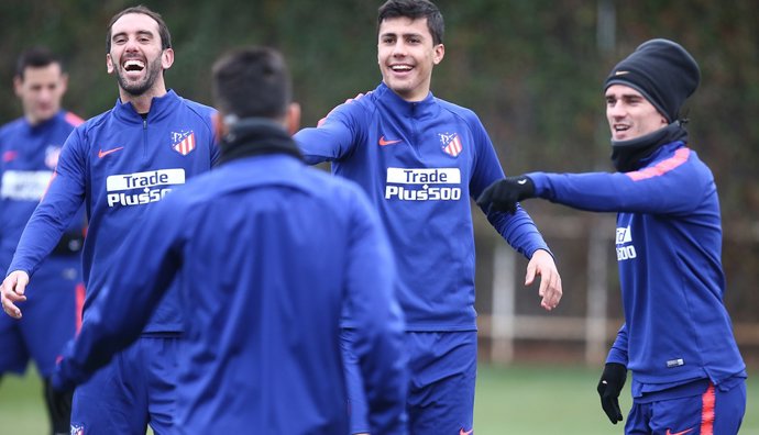 Godín, Rodrigo y Griezmann (Atlético)