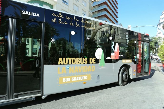 Autobús de la Navidad de Alicante