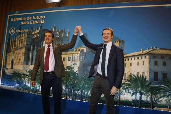 Pablo Casado presenta els candidats del PP de les Illes Balears