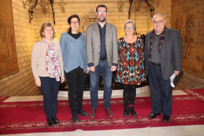 Noguera recibe al director de Cáritas Diocesana de Mallorca