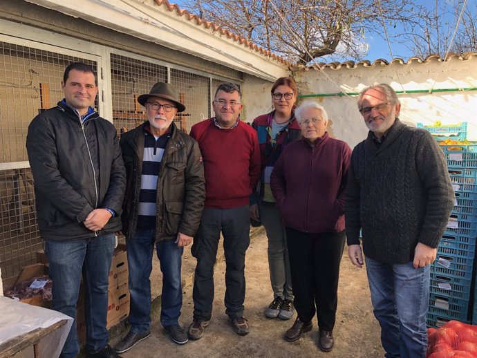 Agricultores de Baleares y centro de acogida de Can Gazá